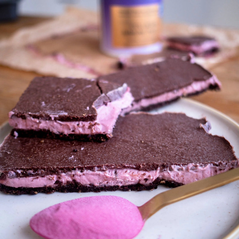 RAW ICE CREAM-SLICE WITH VITAMIN D